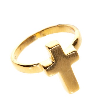 Кольцо в форме креста